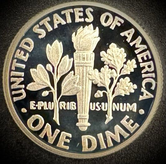 2015-S 90% SILVER GEM PROOF Roosevelt Dime 10C .900 Fine DEEP ULTRA CAMEO1