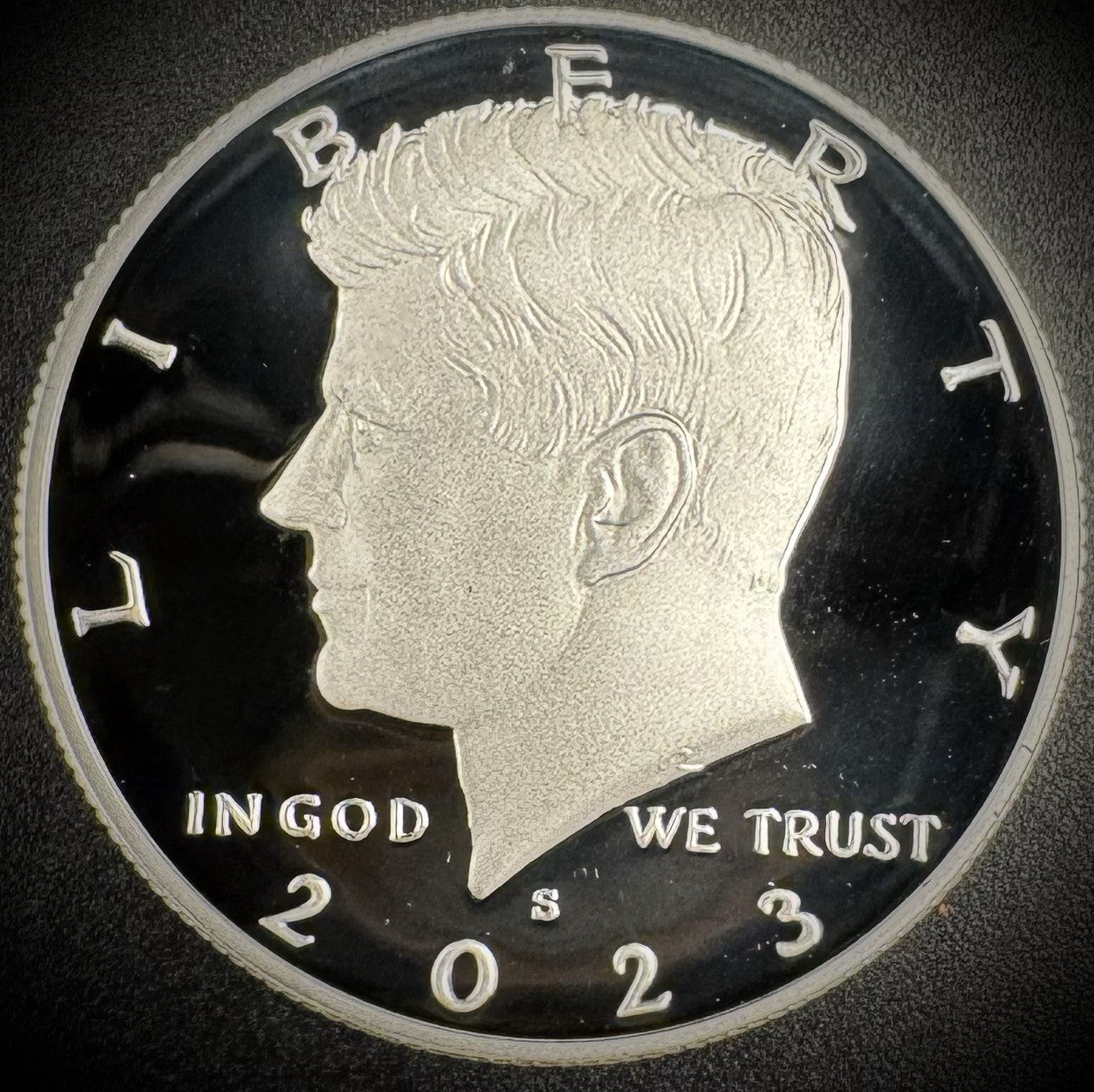 2023-S 99.9% SILVER GEM PROOF Kennedy Half Dollar 50C .999 Fine DEEP ULTRA CAMEO0