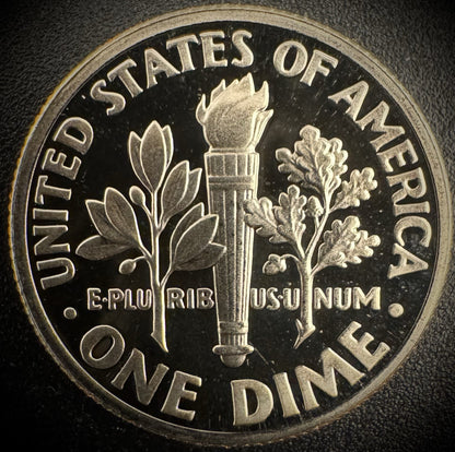1995-S GEM PROOF Roosevelt Dime 10C Clad DEEP CAMEO Coin From US Mint Proof Set1