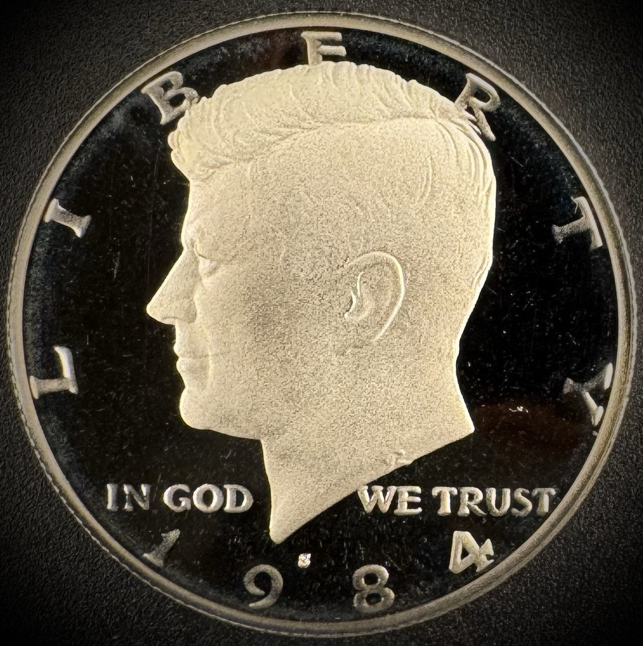 1984-S PROOF Kennedy Half Dollar Clad 50C DEEP ULTRA CAMEO0