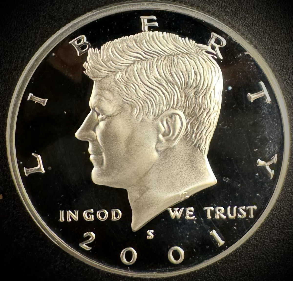 2002-S GEM PROOF Kennedy Half Dollar 90% SILVER 50C DEEP ULTRA CAMEO0