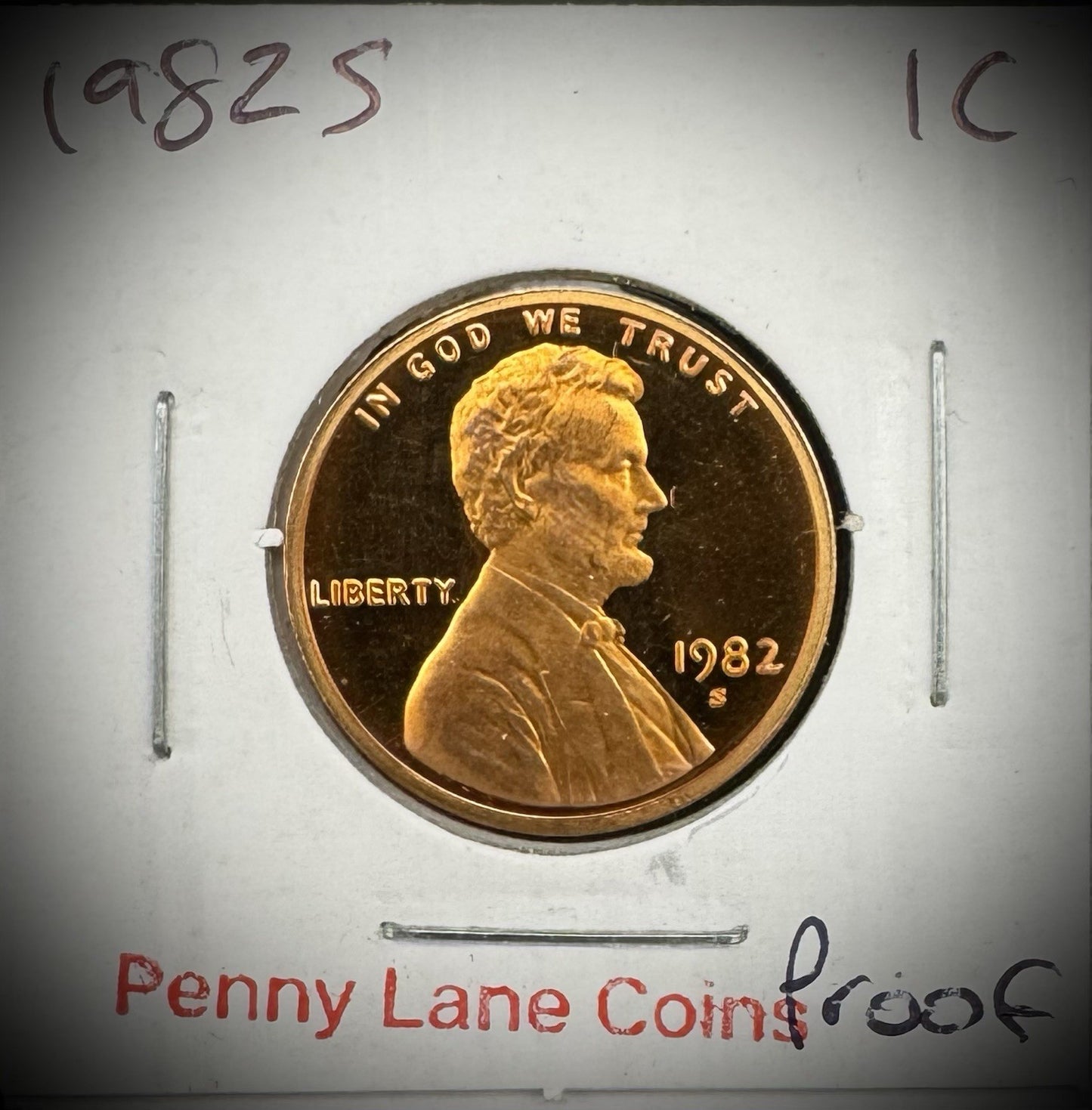1980-1989 Lincoln Memorial Gem PROOF Cent 10 Coin Set6