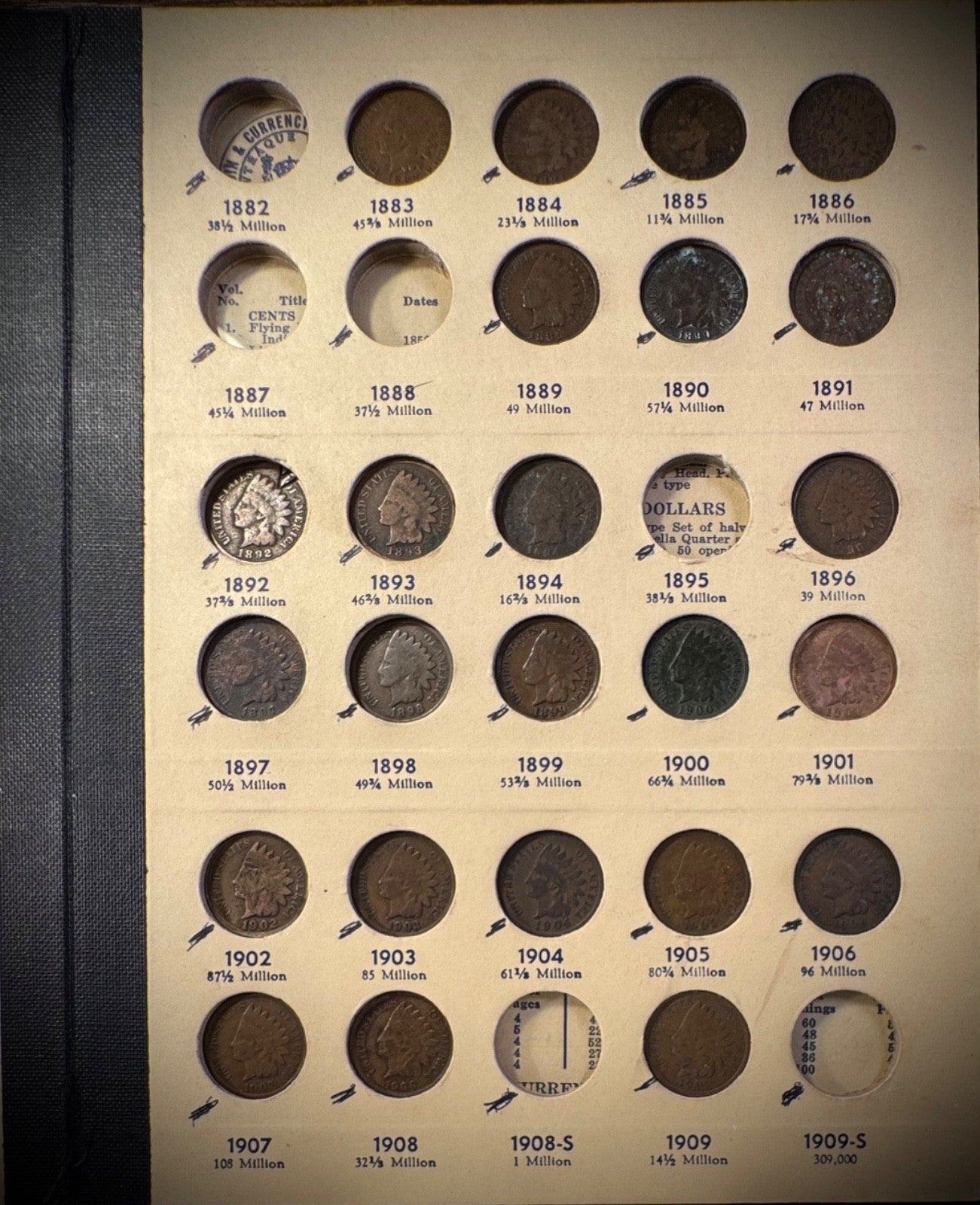 1857-1909 Flying Eagle Indian Head Cent Collection 33 Coins Starter Set SEMIKEYS3