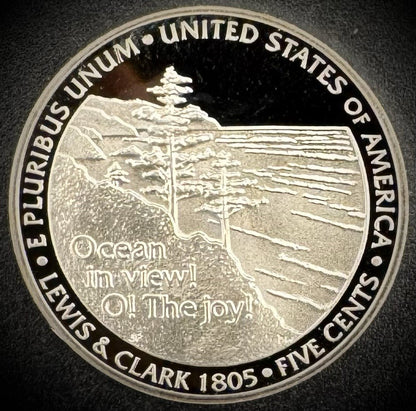2005-S Jefferson Nickel GEM PROOF DEEP ULTRA CAMEO Westward Journey 2 Coin Set3