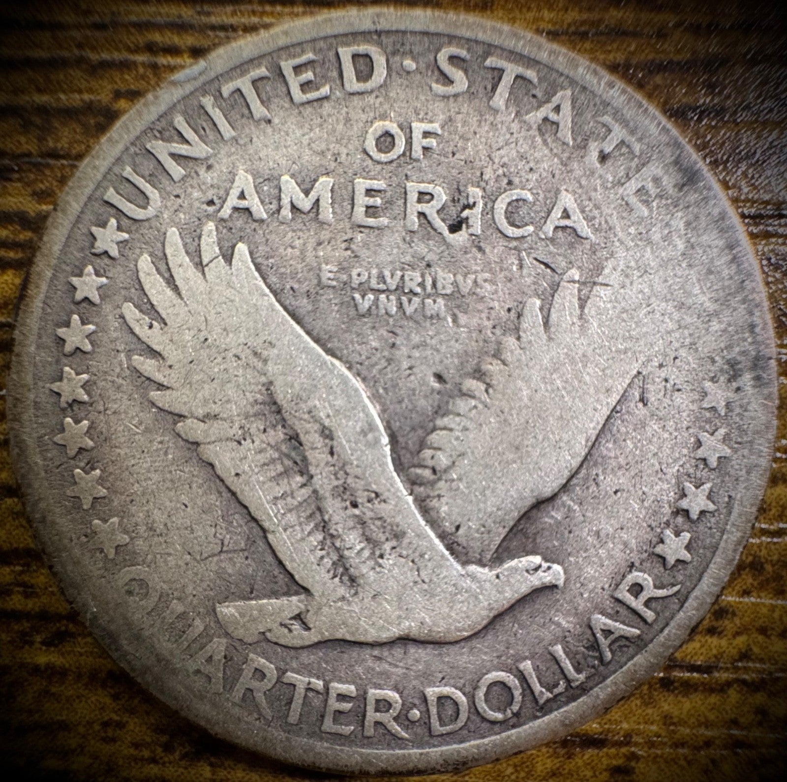 1917-D 25C Standing Liberty Quarter Type 11