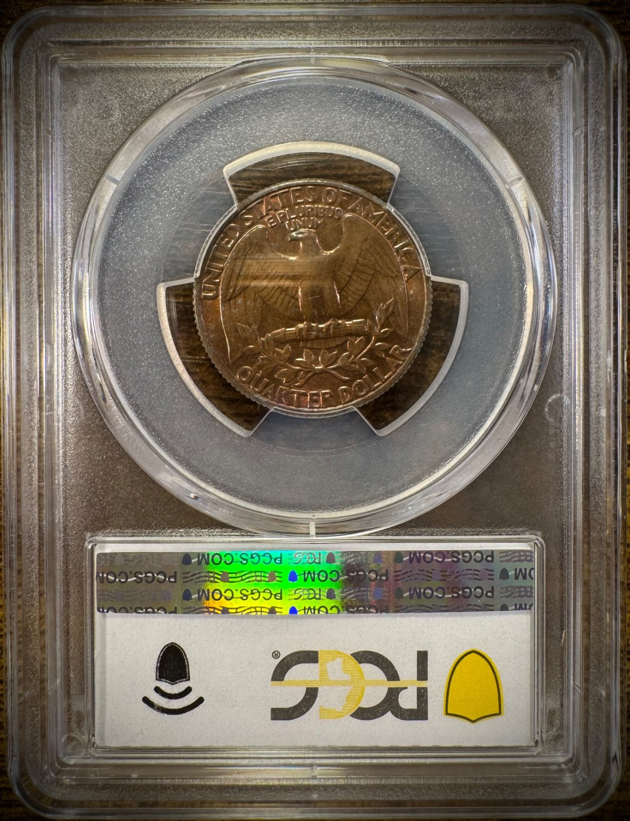 1984-P Washington Quarter PCGS MS64 MINT ERROR Improperly Annealed2