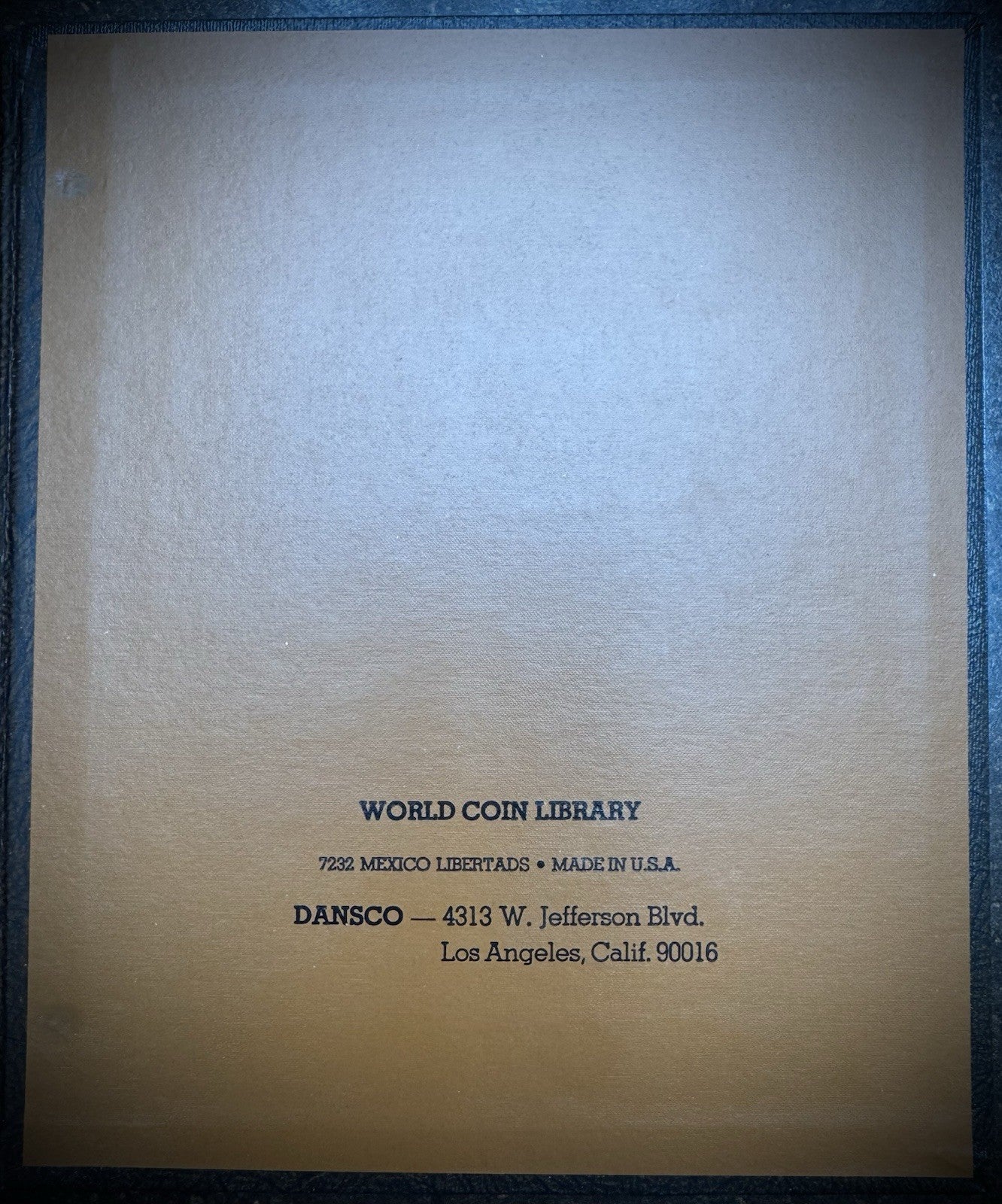 Dansco 1982-2002 Mexico Libertad 7232 Album Plus 2 Extra Pages 42 Holes w Slides10