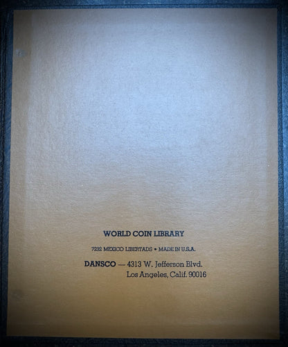 Dansco 1982-2002 Mexico Libertad 7232 Album Plus 2 Extra Pages 42 Holes w Slides10