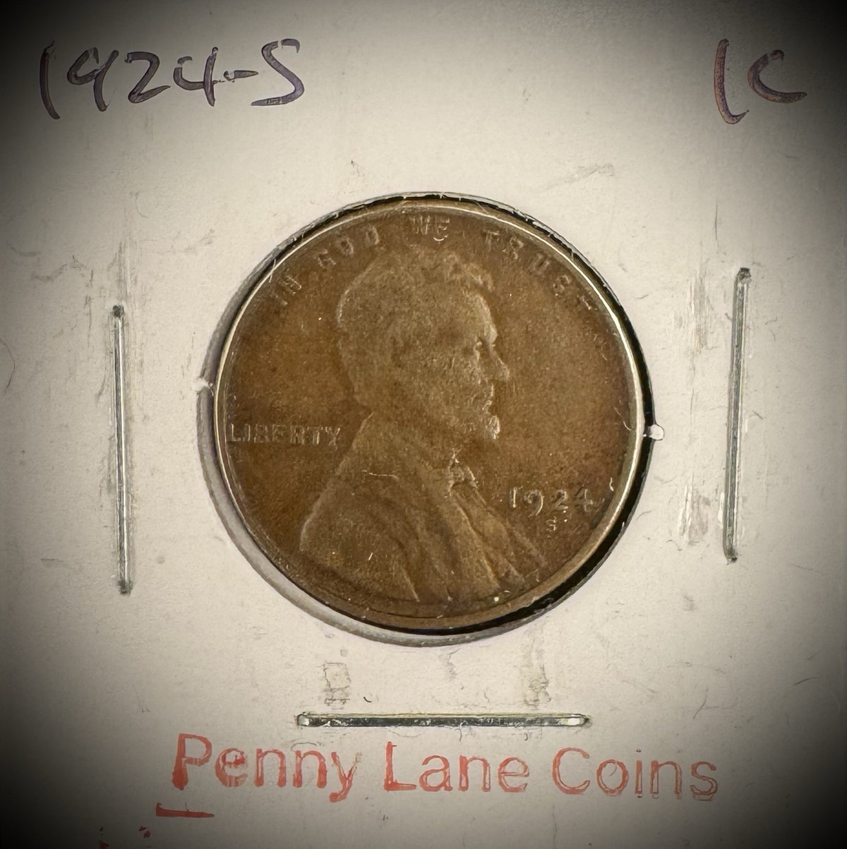 1924-S Lincoln Wheat Cent BETTER DATE #20