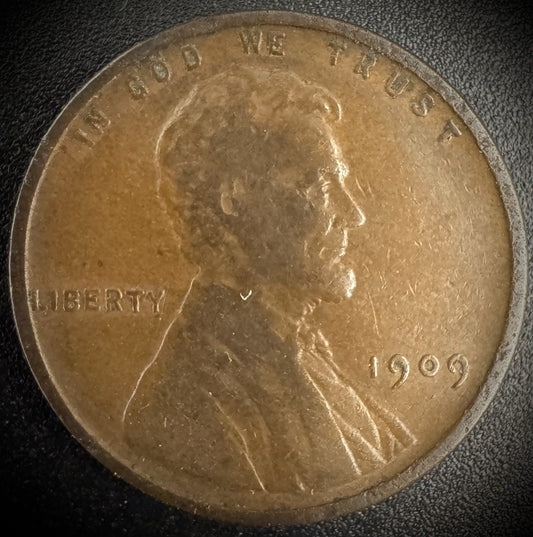1909 Lincoln Wheat Cent Penny First Year Of Type0