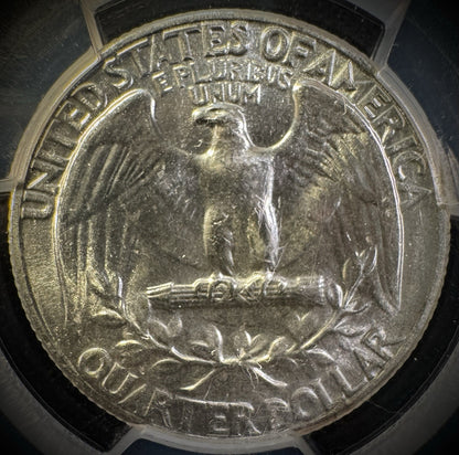 1963 Silver Washington Quarter PCGS MS66 BLAST WHITE3