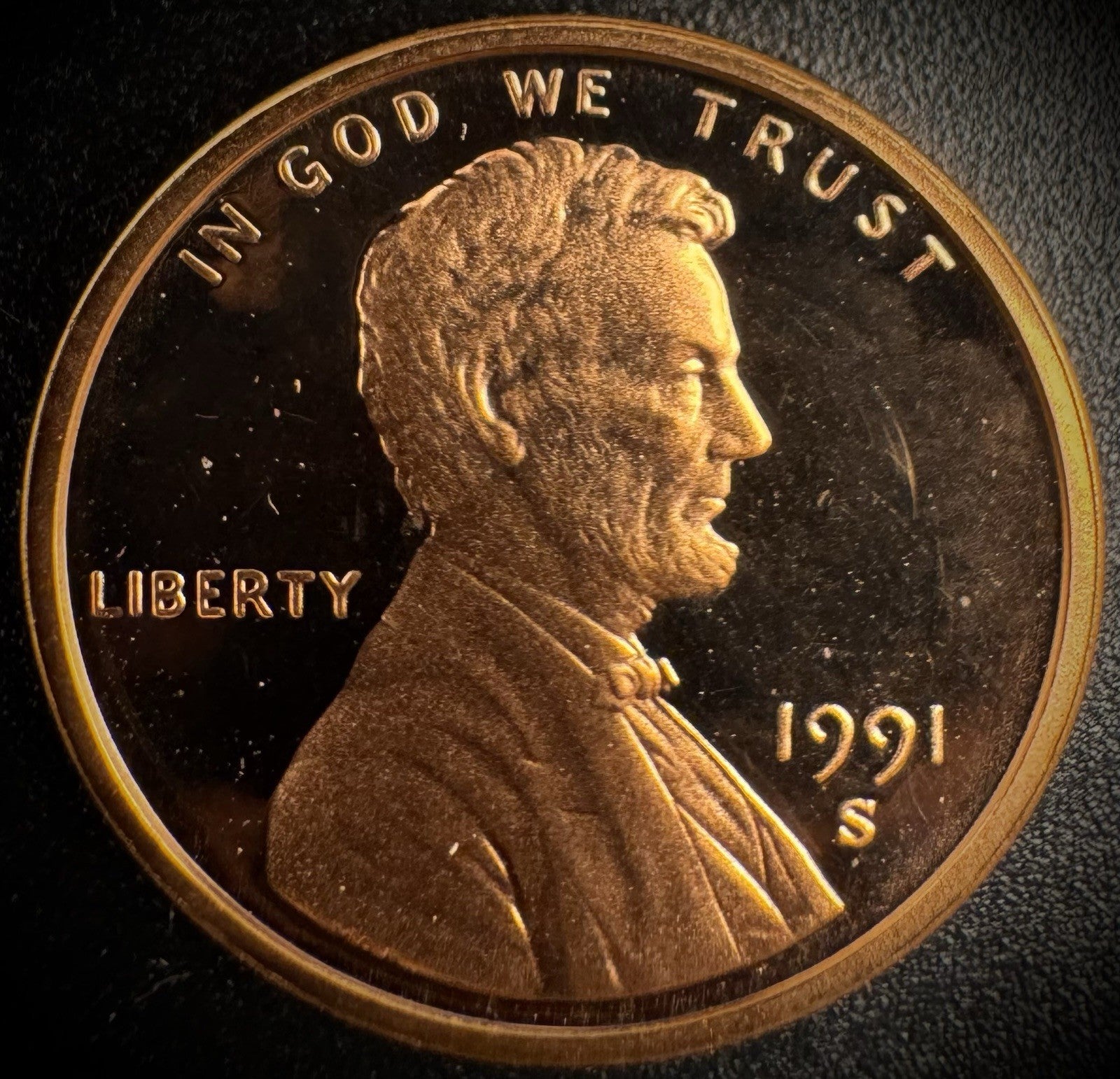 1991-S Lincoln Memorial Cent PROOF Coin Penny0