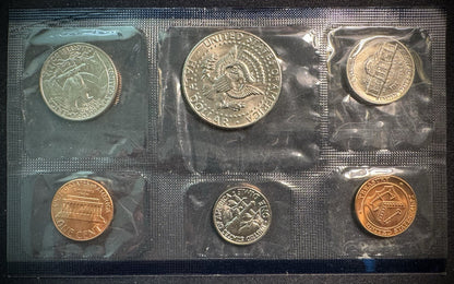 1984 P D Uncirculated Coin Set US Mint Original Government Packaging OGP & COA2