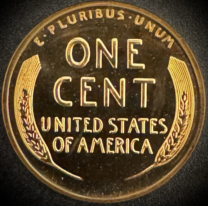1954 Lincoln Wheat Cent RED PROOF LUSTROUS LOW MINTAGE 233,300 #21