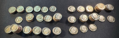 1968-1998 S Roosevelt PROOF Clad Dime Lot Of 151 Coins From US Mint Proof Sets1