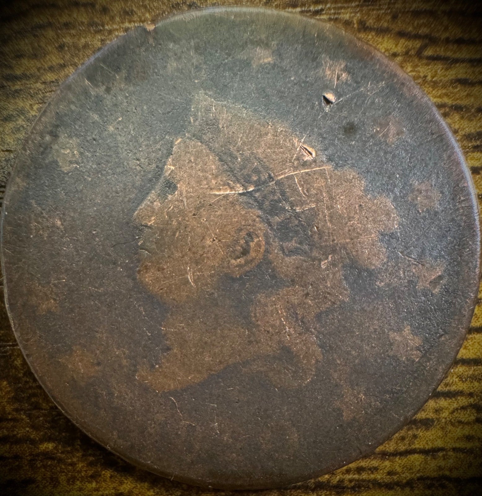 1820 Large Cent Coronet Head Matron Style0