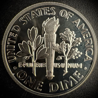 2001-S GEM PROOF Roosevelt Dime 10C SILVER DEEP ULTRA CAMEO Coin1