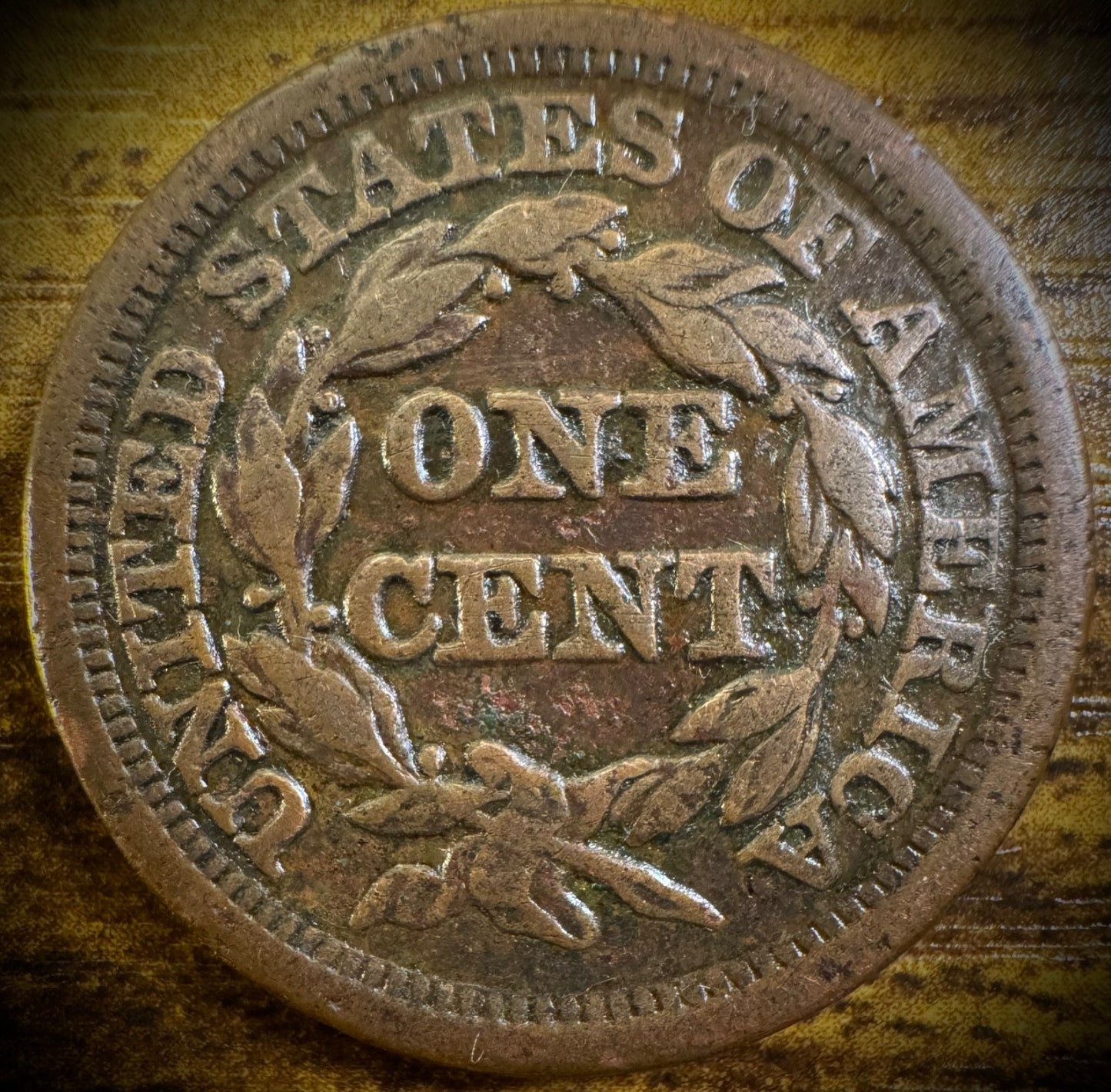 1854 Large Cent Coronet Head Braided Hair Style1