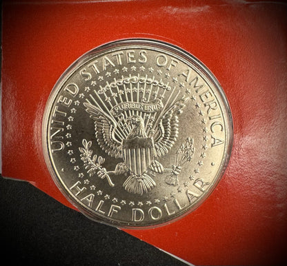 2010 P D Satin Finish Kennedy Half Dollar 2 Coins From US Mint Uncirculated Set5