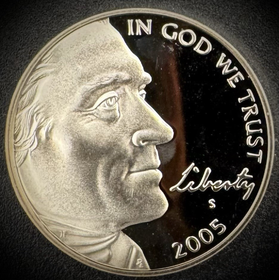 2005-S Jefferson Nickel GEM PROOF DEEP ULTRA CAMEO Westward Journey 2 Coin Set2