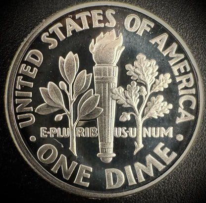 1996-S GEM PROOF Roosevelt Dime 10C SILVER DEEP ULTRA CAMEO Coin1