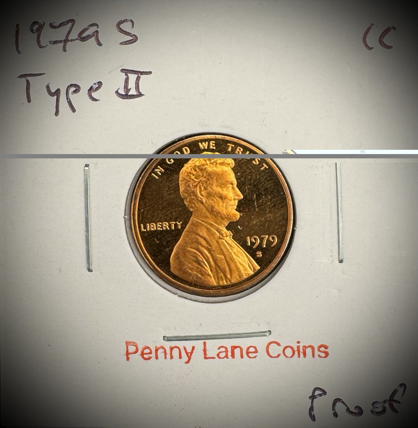 1975 1976 1977 1978 1979 S Type 1 & 2 Lincoln Memorial PROOF Cent 6 Coin Set Lot12