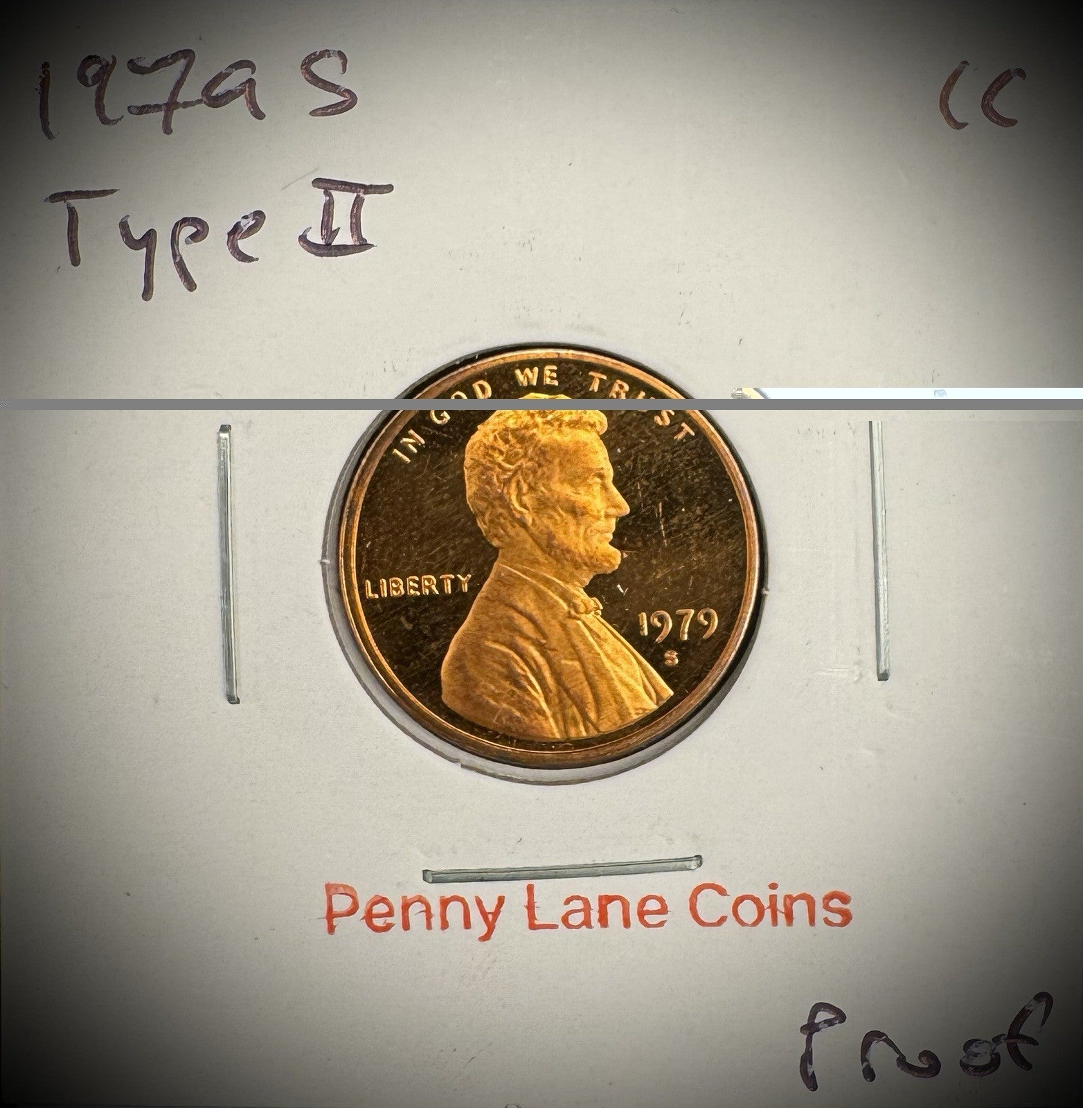 1975 1976 1977 1978 1979 S Type 1 & 2 Lincoln Memorial PROOF Cent 6 Coin Set Lot12