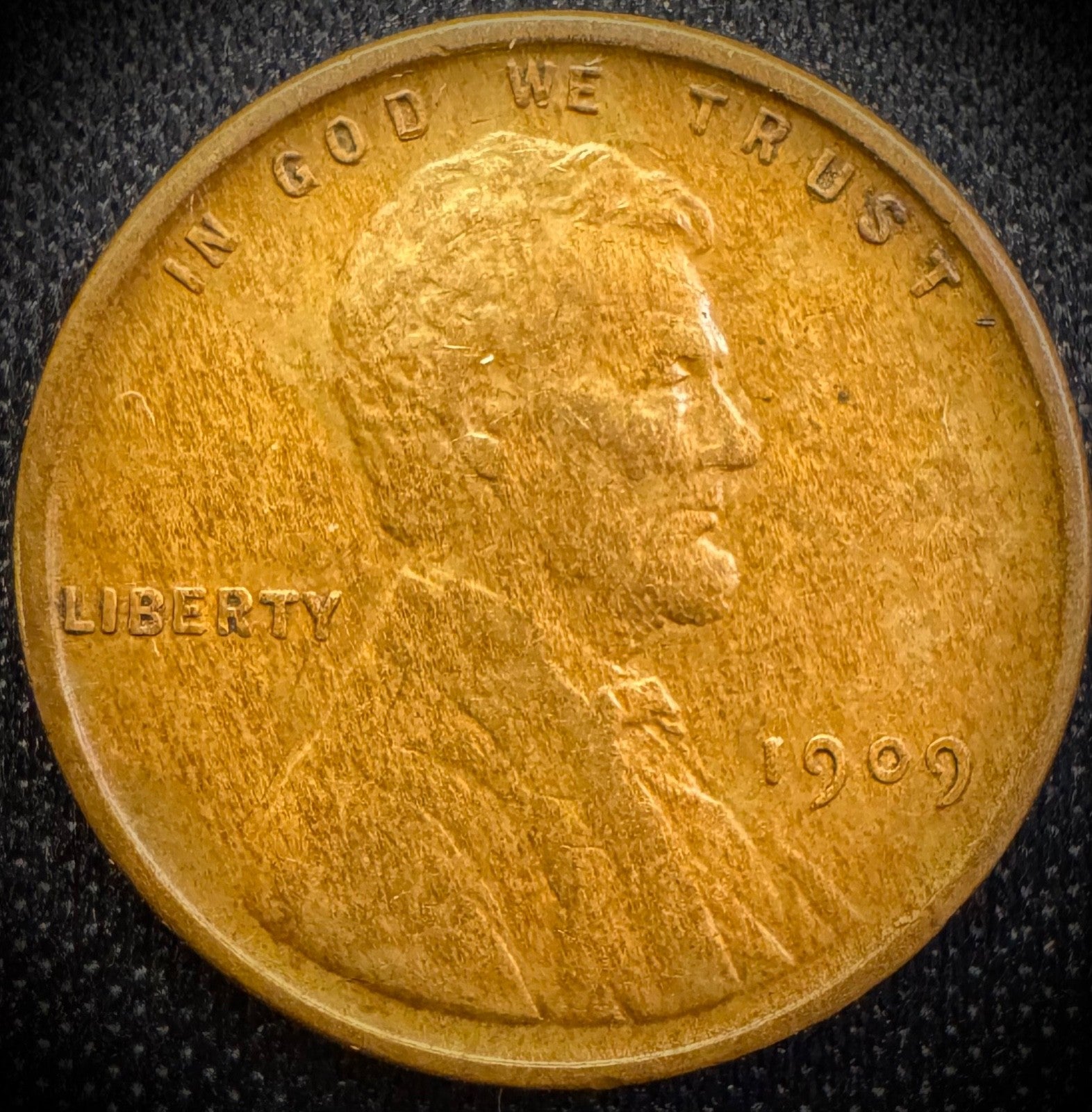 1909-P VDB Lincoln Wheat Cent Penny AU About Uncirculated First Year Of Type #90