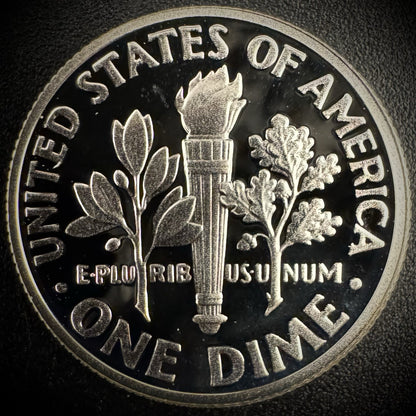 2017-S 90% SILVER GEM PROOF Roosevelt Dime 10C .900 Fine DEEP ULTRA CAMEO1