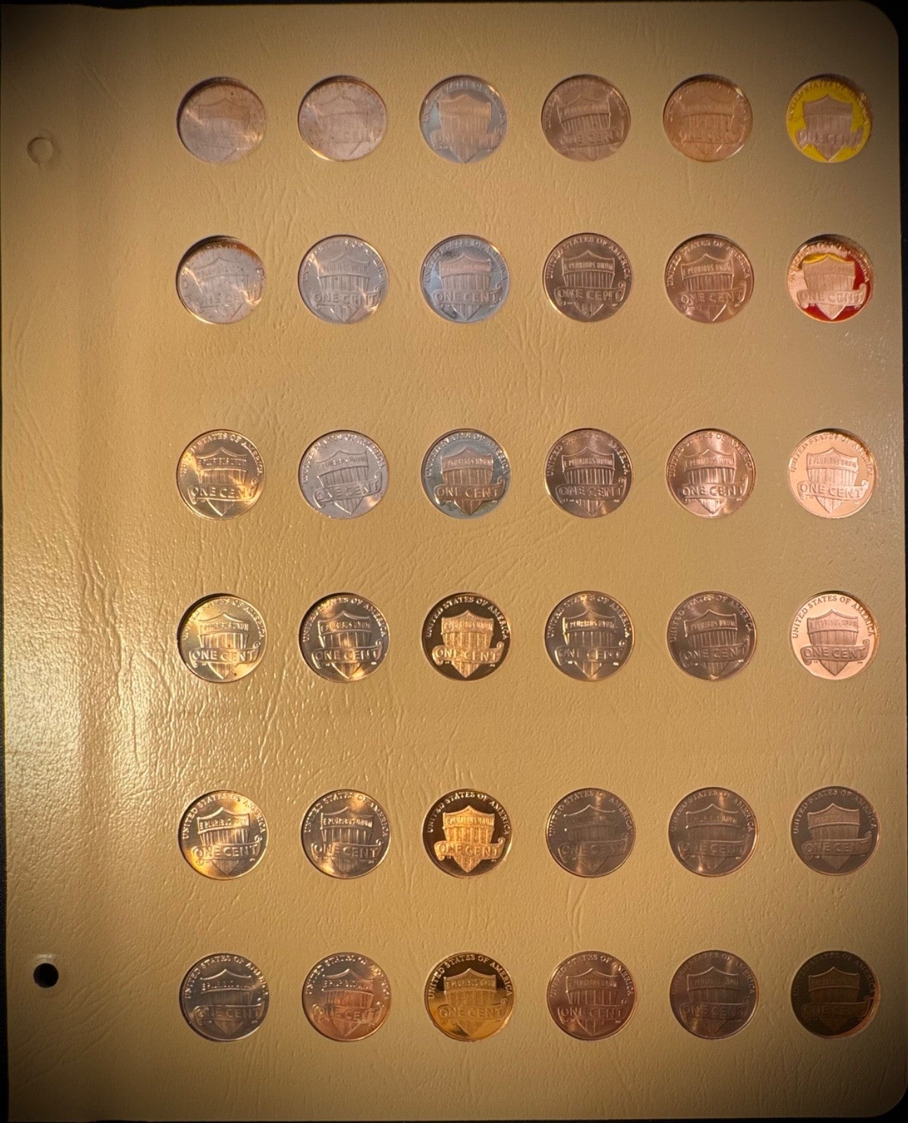 2010-2025 P D S Lincoln Shield Cent COMPLETE 48 Coin w PROOFS in NEW Dansco 81043
