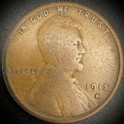 1915-D Lincoln Wheat Cent Penny #20
