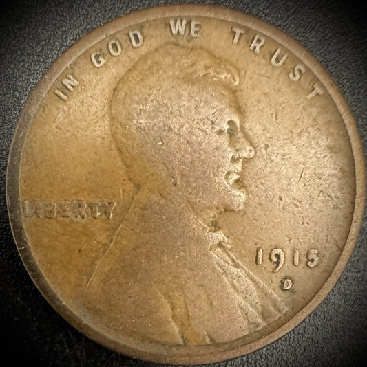 1915-D Lincoln Wheat Cent Penny #20