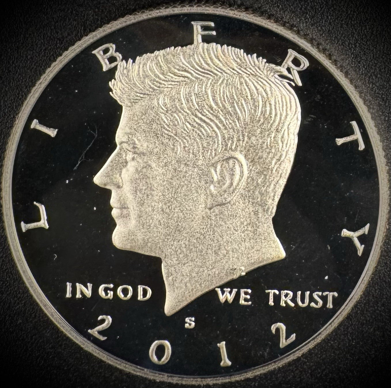 2012-S Kennedy Half Dollar GEM PROOF Clad DEEP ULTRA CAMEO Coin0