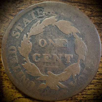 1817 Large Cent Coronet Head Matron Style1