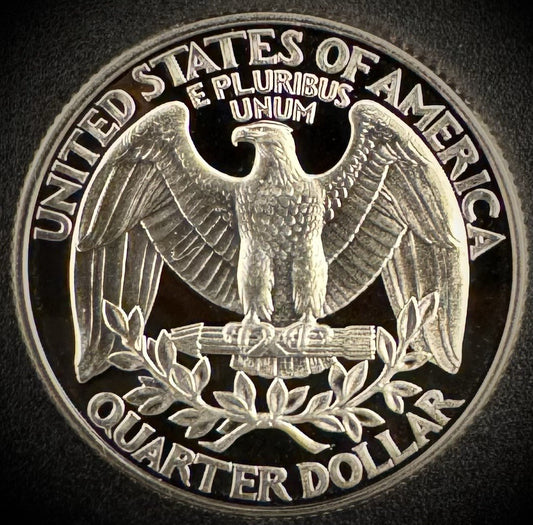 1996-S Washington Quarter PROOF Clad DEEP ULTRA CAMEO Coin1
