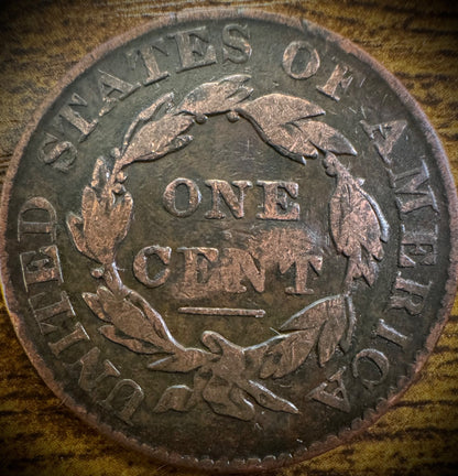1828 Large Cent Coronet Head Matron Style Large Narrow Date1