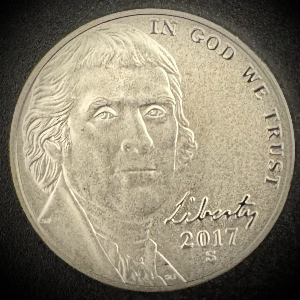 2017-S Jefferson Nickel GEM ENHANCED Uncirculated Coin From US Mint Enhanced Set0