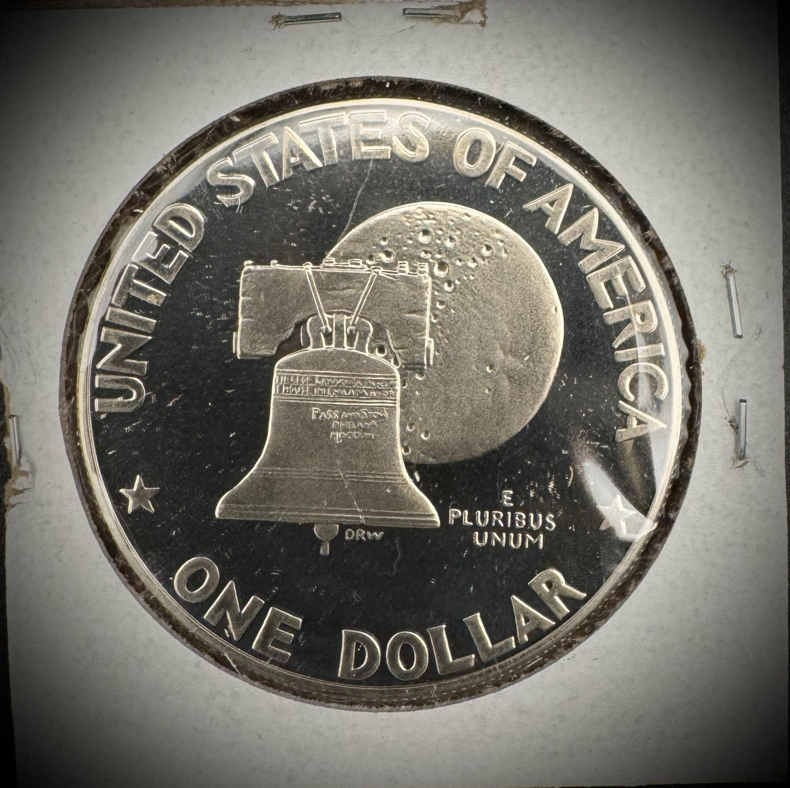 1976-S Eisenhower Dollar Clad Type 2 PROOF DEEP ULTRA CAMEO Bicentennial Coin1