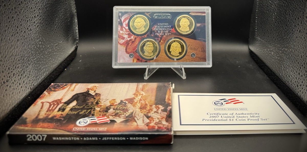 2007-2016 Presidential Dollar GEM PROOF Complete Collection 39 Coin Set US Mint2