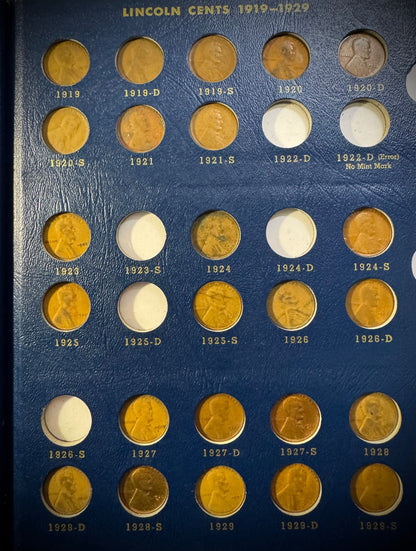1909 VDB-1974 P D S Lincoln Cent Set NEAR Complete 165 Coins SEMI-KEYS Whitman8