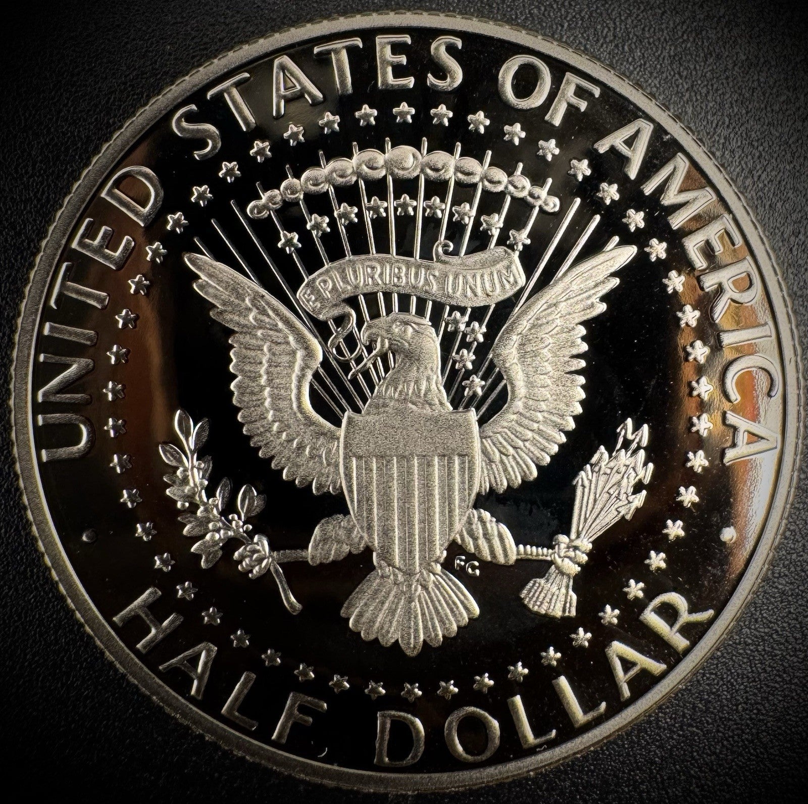 2023-S Kennedy Half Dollar GEM PROOF Clad DEEP ULTRA CAMEO Coin1