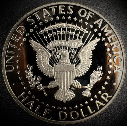 2023-S Kennedy Half Dollar GEM PROOF Clad DEEP ULTRA CAMEO Coin1