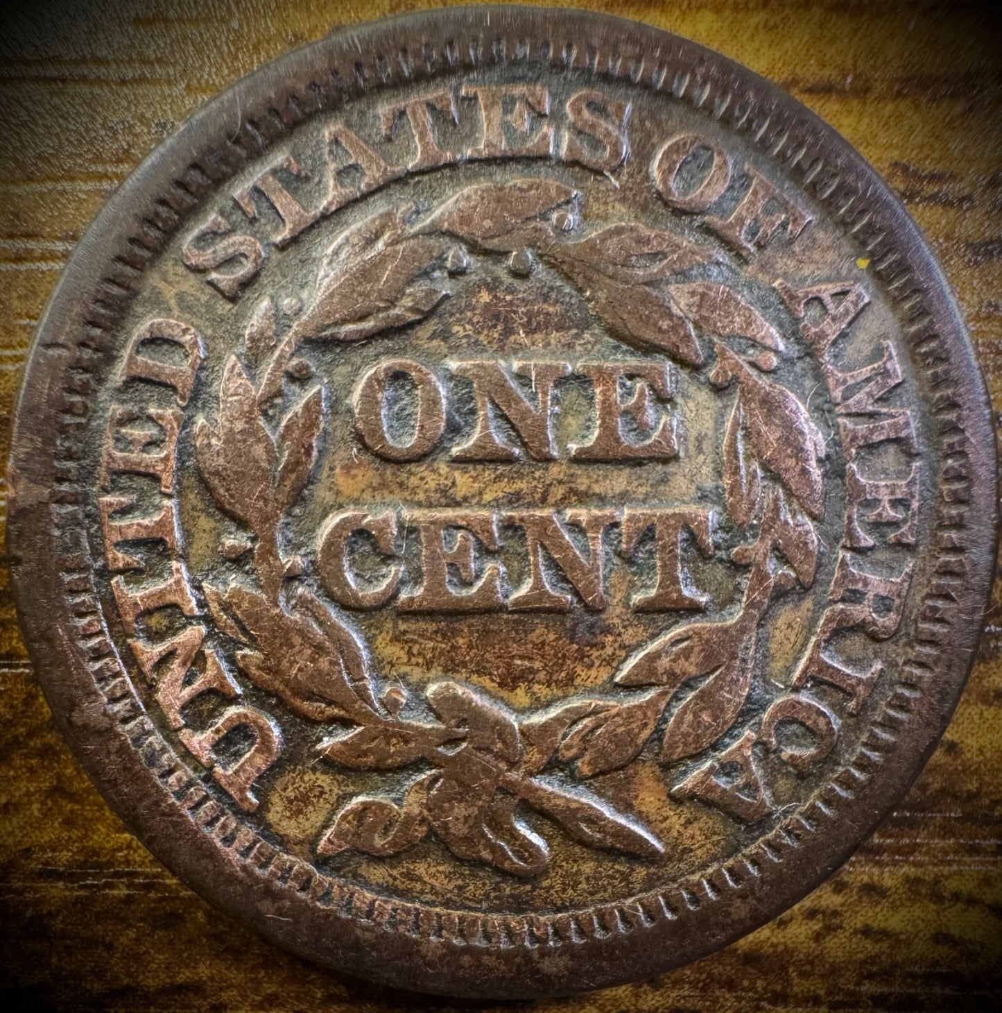 1848 Large Cent Coronet Head Braided Hair Style1