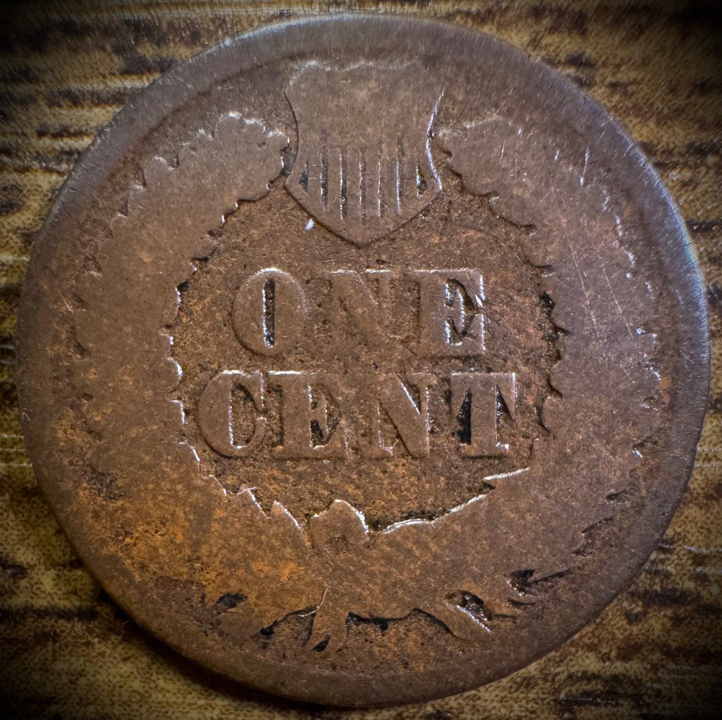 1869 Indian Head Cent Penny SEMI-KEY Date Coin1
