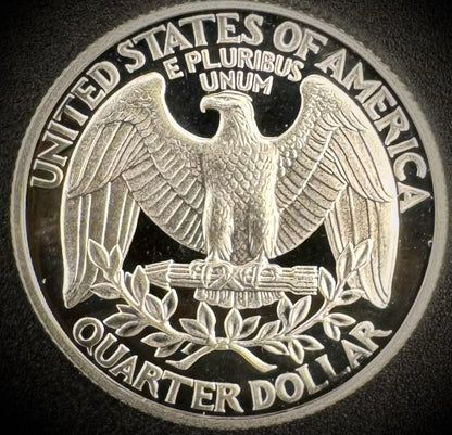 1995-S GEM PROOF Washington Quarter 25C SILVER DEEP ULTRA CAMEO Coin1