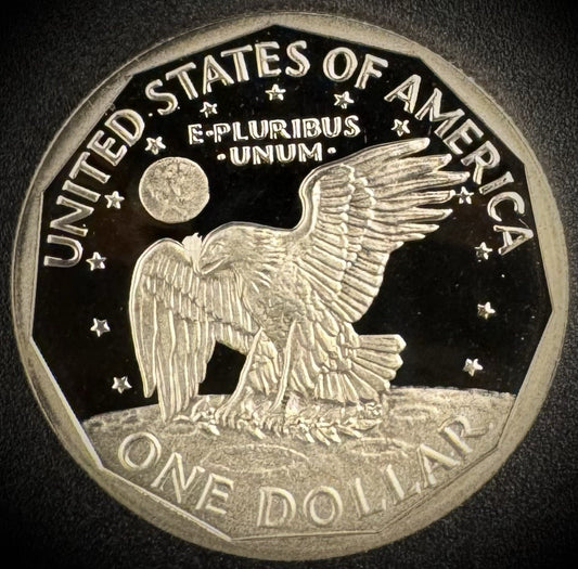 1979-S Susan B Anthony GEM Proof One Dollar Type 2 DEEP ULTRA CAMEO1