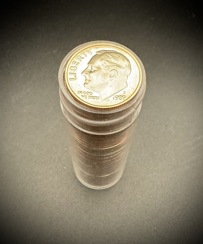 1968-1998 S Roosevelt PROOF Clad Dime Lot Of 151 Coins From US Mint Proof Sets3