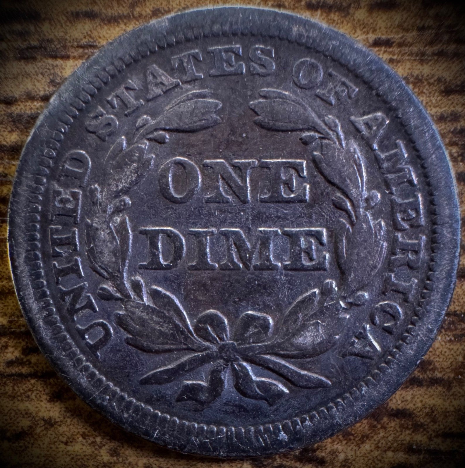 1853 Seated Liberty Silver Dime With Arrows1
