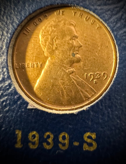 1909 VDB-1974 P D S Lincoln Cent Set NEAR Complete 165 Coins SEMI-KEYS Whitman17