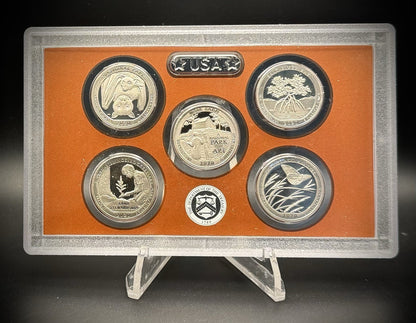 2020-S American Women Quarter GEM PROOF Clad 5 Coin Set w 2020 US MINT Box COA0
